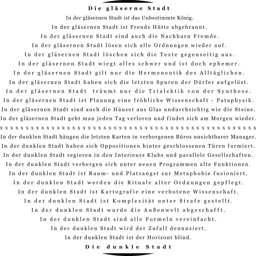 andre krammer: die gläserne stadt die dunkle stadt