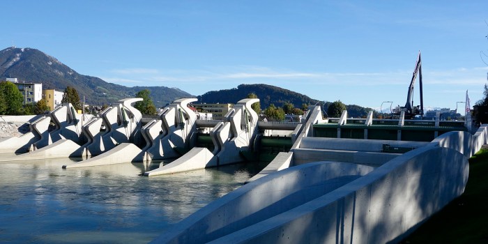 salzburger shilouetten wasserkraftwerk sohlstufe salzburg maxRIEDER, ErichWagner foto: michael hierner